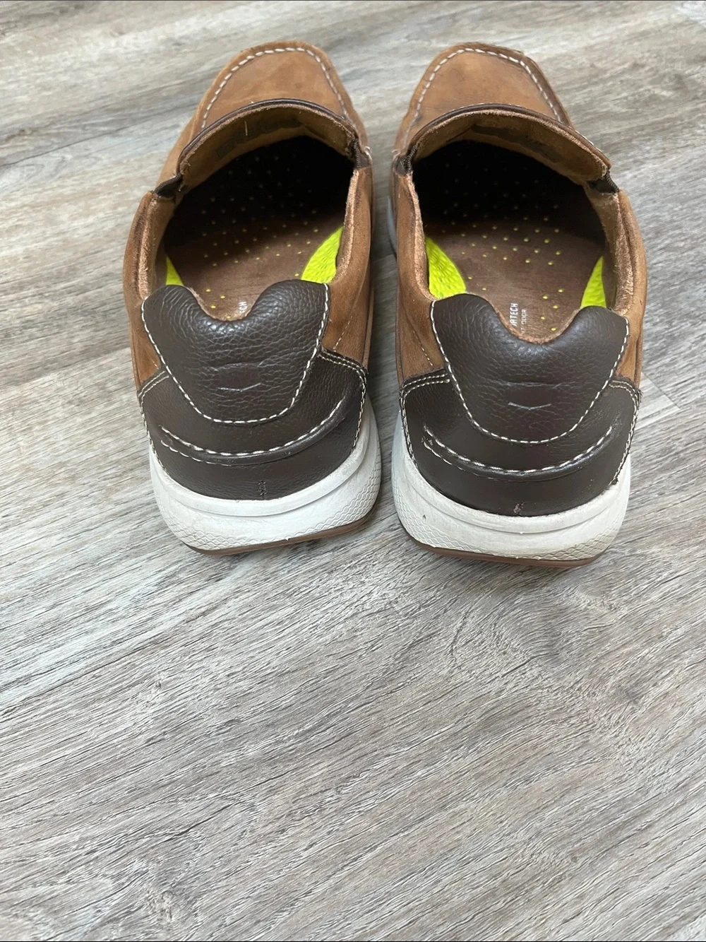 Florsheim Men’s Brown Leather Slip-On Loafers - Picture 5 of 8